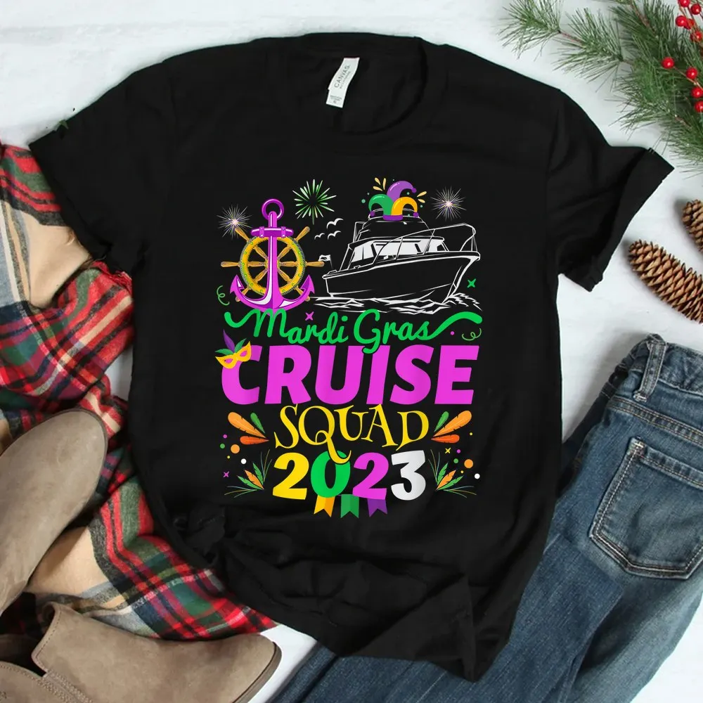 Haunt Reaper Men T Shirt Mardi Gras Cruise Squad 2023 Cruising Festival Party Shirt For Men Custom T-Shirt Rife Printed