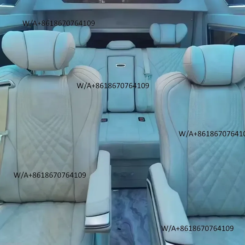 Suitable forluxu ry Comfortable Rear Seat Adjustable 3 Person Seat, Bed Seats Tailored for Van Business Cars - view 4