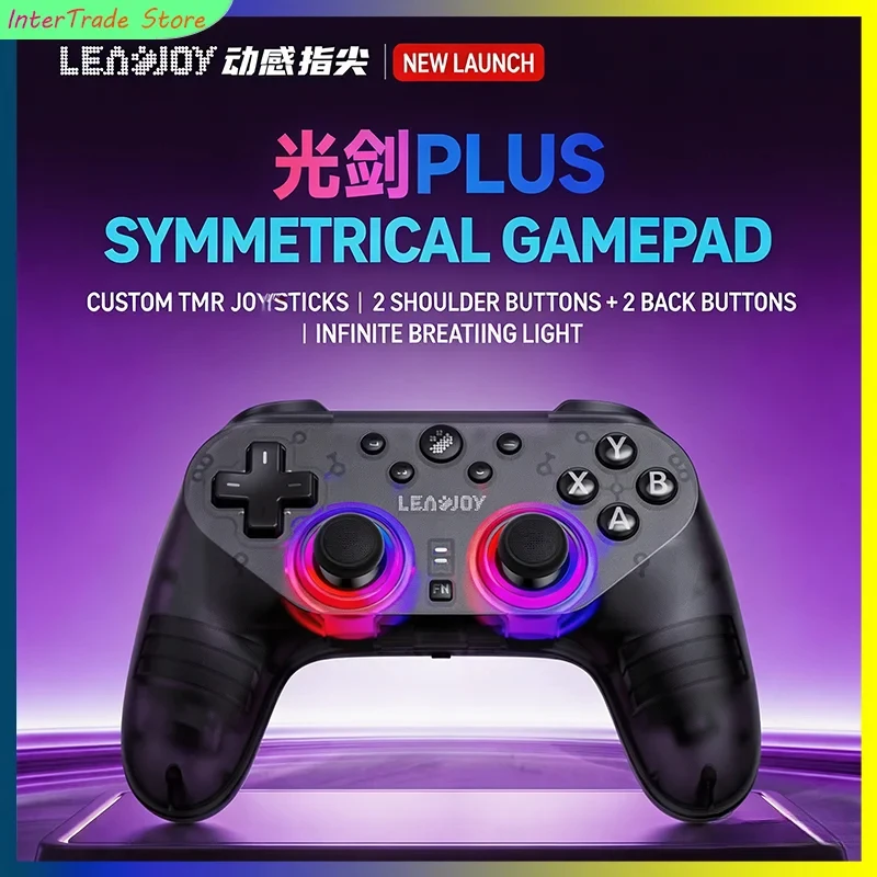 leadjoy-saber-plus-wireless-gamepad-js13-pro-tmr-joystick-symmetrical-handle-for-switch-windows-android-ios-fps-gaming