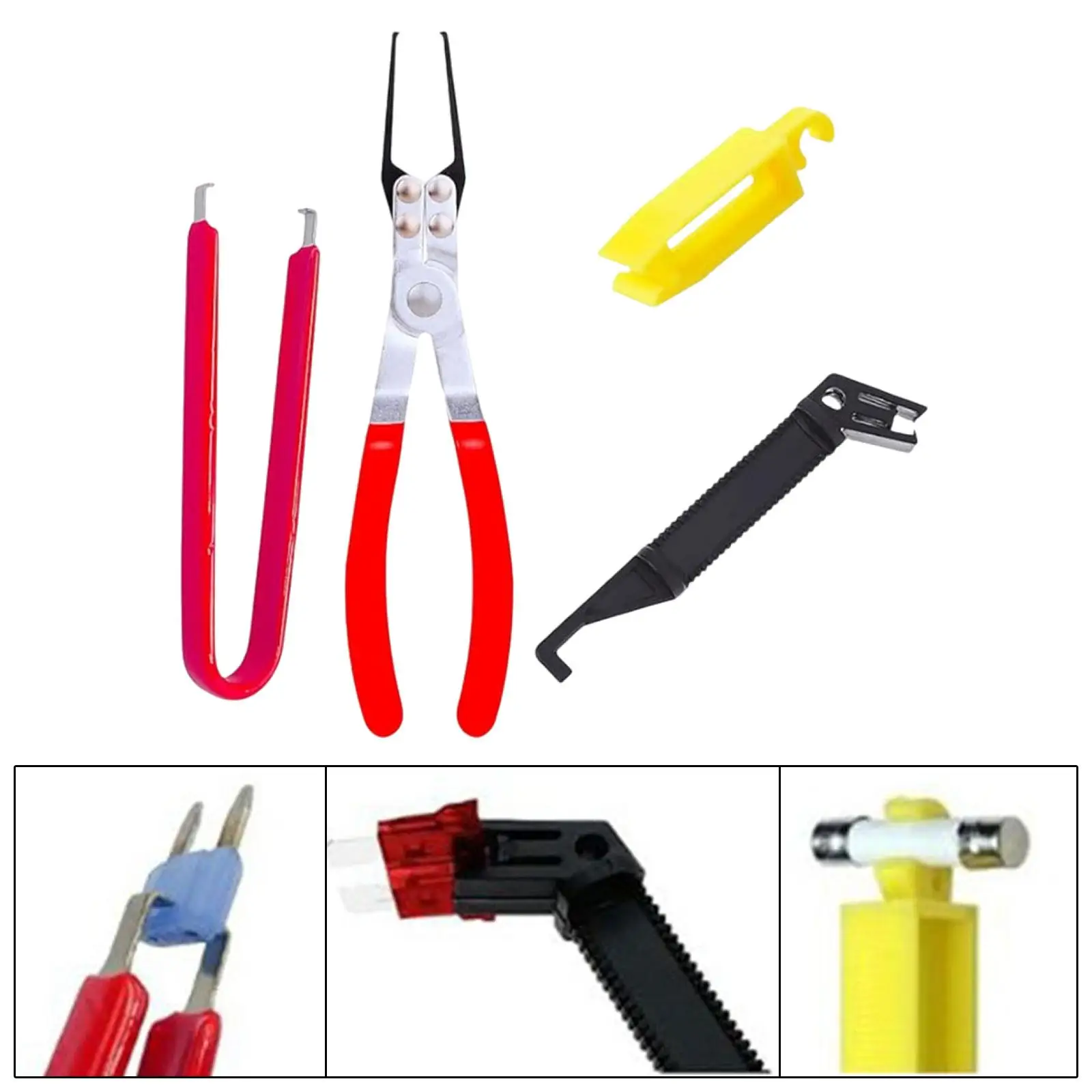 

Плоскогубцы для съемника реле Аксессуары Многофункциональные простые в использовании плоскогубцы для съемника предохранителей Инструмент для снятия реле и предохранителей Прочные запасные части