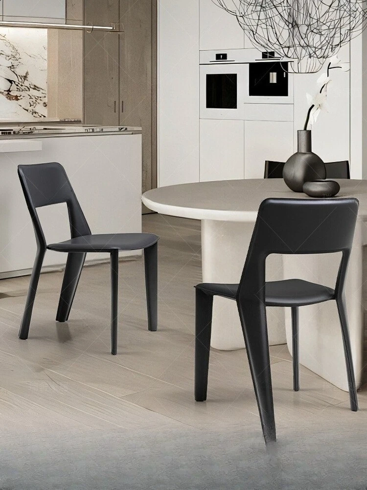 

Modern Simple Dining Chair Italian Minimalist Nordic Home Restaurant Luxury Stool New