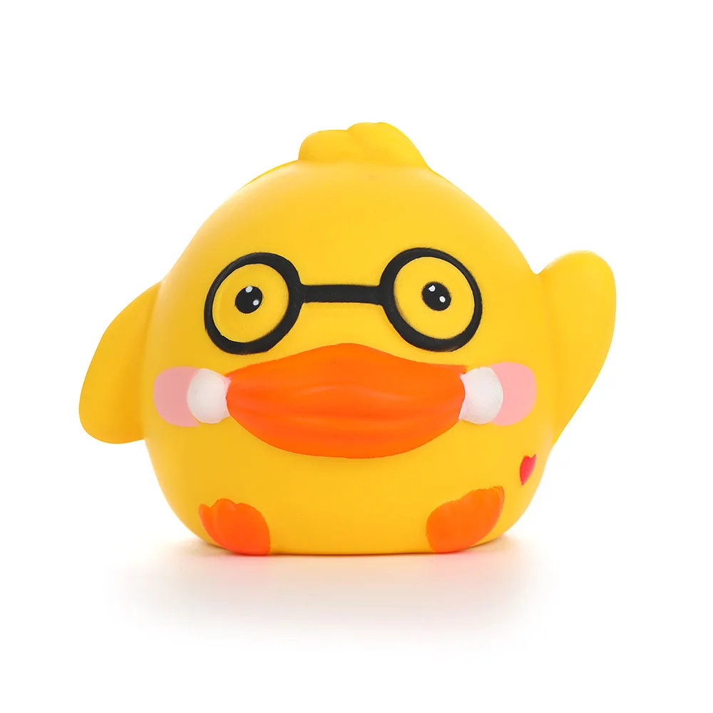 Kawaii Cartoon Gelbes Huhn Squeeze Toys Plushie Slow Rebound Dekompressionspuppe Stress Release Cute Release Angstspielzeug