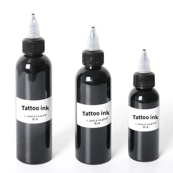 60/90/120ml Black Tattoo Ink Pigment Professional DIY Tattoo Pigment Permanent TattooInk…