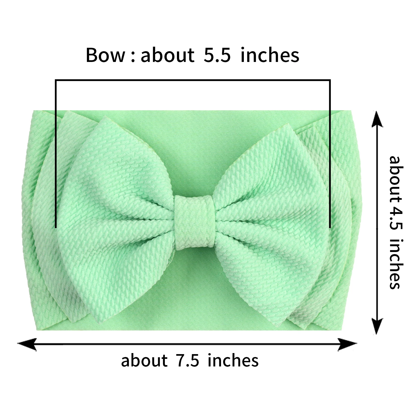 

1pc Baby Double layer Butterfly Bow Hair Strap Elastic Nylon Comfortable Newborn Hair Towel Windproof Children's Hair Cap