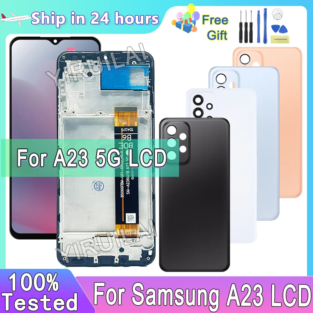 yZ[zAmoled iTX A23 5 O Lcd fBXvC^b`XN[ƃt[TX A236 A236U A236B tfBXvC ScreenReplacement