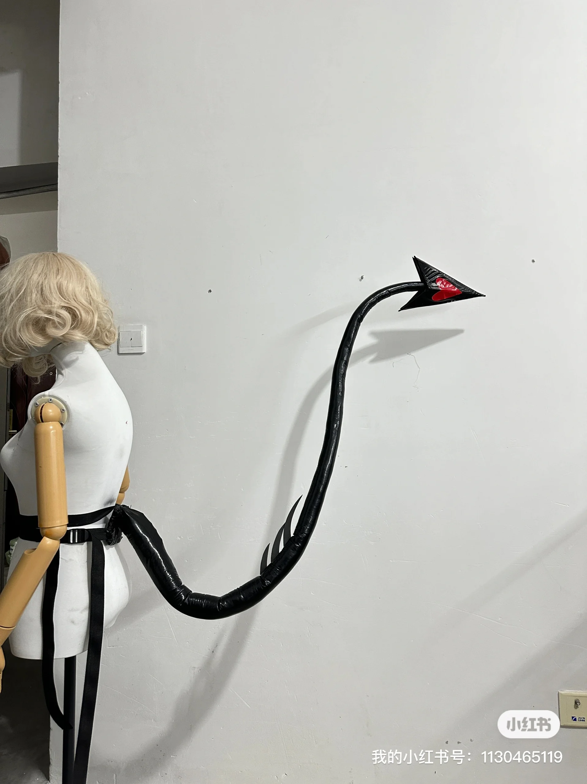 Hell Inn Xiali Devil Tail COS Prop Customization Handmade Animation Props Tail Cos Anime Props