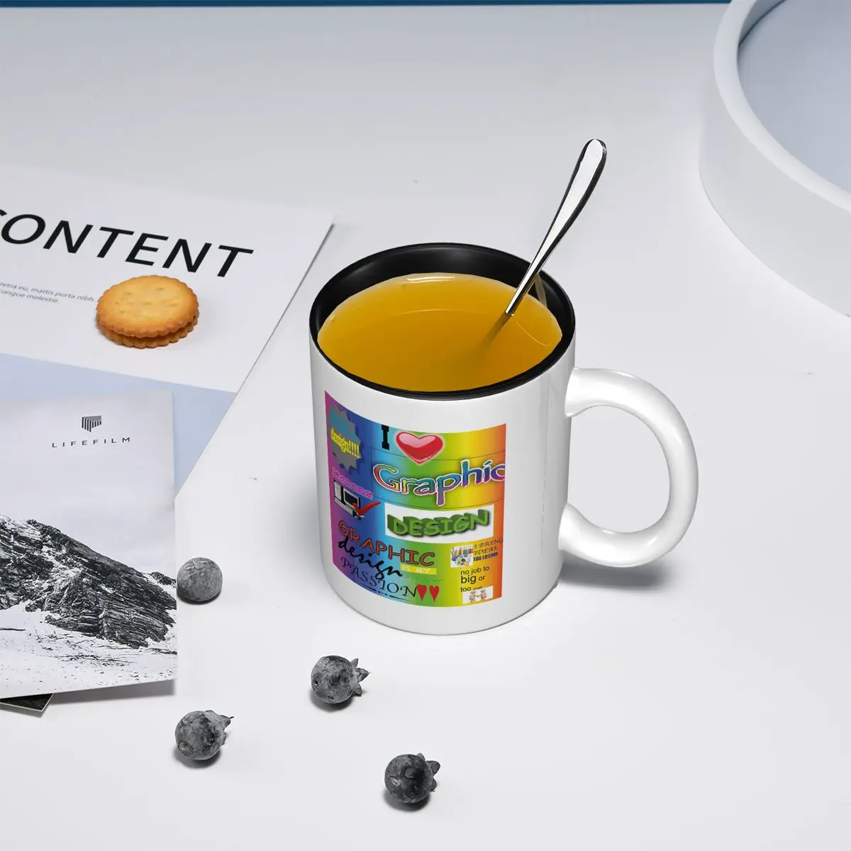 Graphic Design Is My Passion, Graphic Designer, Bad Design Meme Mug Funny Ceramic Coffee Cups Tea Mugs Milk Cup Drinkware