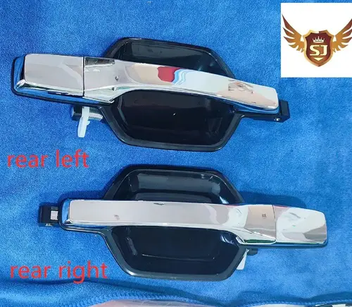 Imagen 2 del producto Manija de puerta Exterior cromada de alta calidad MR970425 manija de puerta delantera de coche para Mitsubishi Montero 2001-2006 Pajero 1999-C