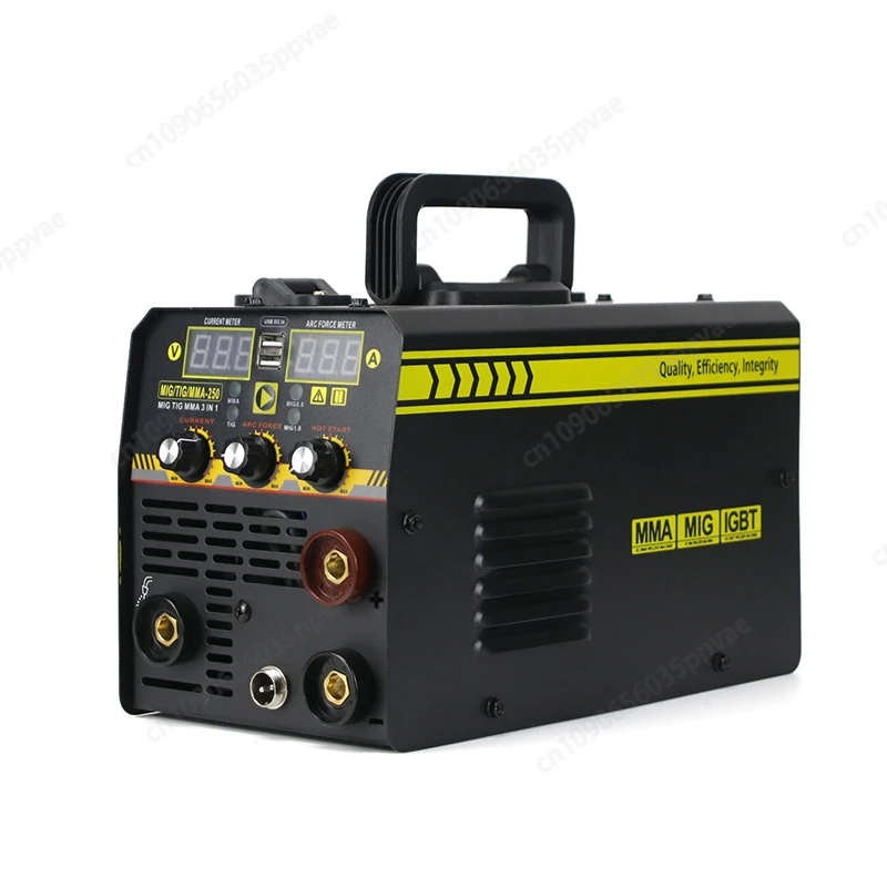 220V Gasless MIG Welder 3 In 1 Portable Welding Machine With TIG MMA ARC Functions For Home Garage Car Repair Lightweight 7KG