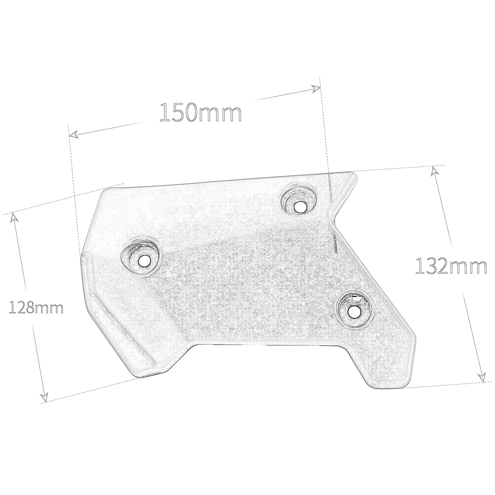 For BMW R1250GS Adventure R1200GS LC Adv R 1250 GS R1250 R1200 Exhaust Flap Control Cover Upper Frame Infill Middle Side Panel