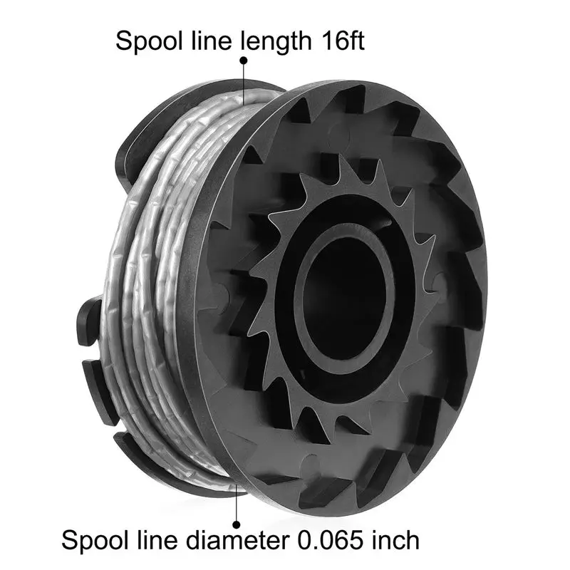 AFOURT-F016800385 Replacement Auto Feed Spool Line String Trimmer Lawn Mower Thread Spool For Easygrasscut(20Spool+4Cap)