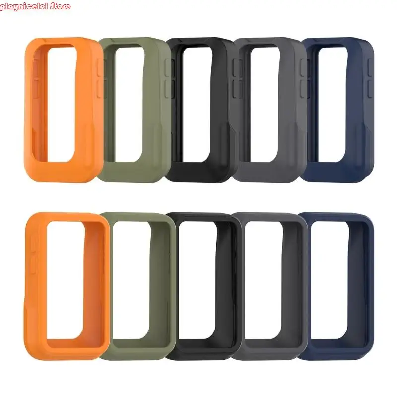 E8BA ciclismo bicicleta ciclismo informático absorbente silicona silicona cubierta a prueba choque resistente a