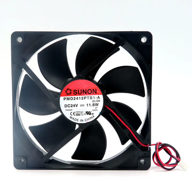 

1 шт. * НОВЫЙ ОРИГИНАЛЬНЫЙ PMD2412PTB1-A 24 В 11,8 Вт 12025 120*120*25 мм Охлаждающий вентилятор Радиатор