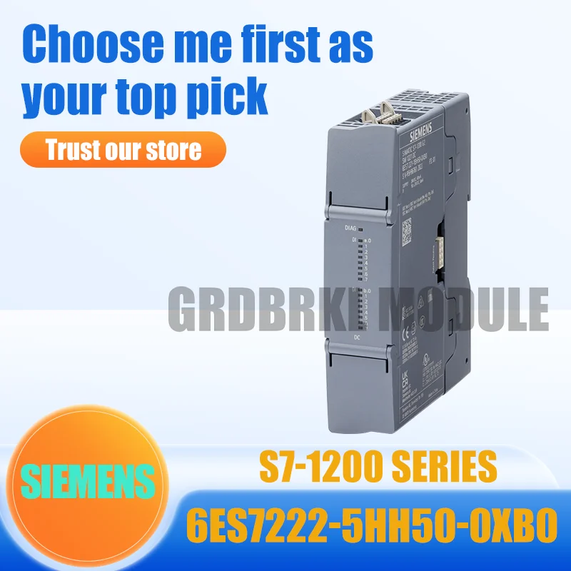 

Brand New Original SIEMENS 6ES7222-5HH50-0XB0 6ES7 222-5HH50-0XB0 S7-1200 G2 Relay Digital Output PLC Module