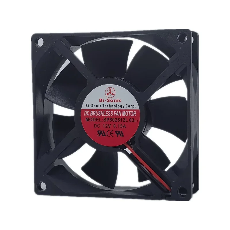 Brand new Barry SP802512L 12V 0.15A 8025 8cm silent cabinet instrument server fan