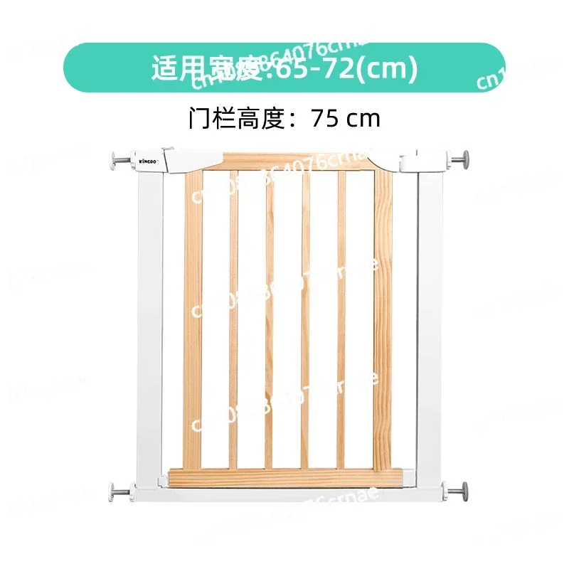 Solid Wood Child Safety Door Fence Staircase Entrance Guardrail Baby Fence No Punching Pet Isolation