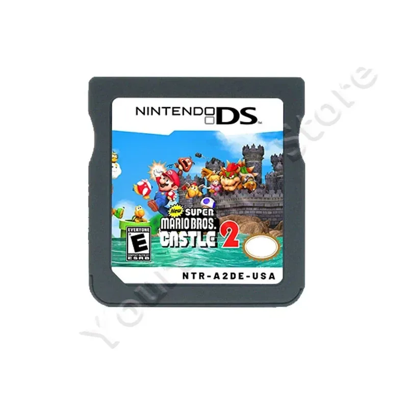 New Super Mario Bros Castle 2 NDS/DS/3DS Game Card Boxed in American English Game Cartridge Children\'s Toy Gifts