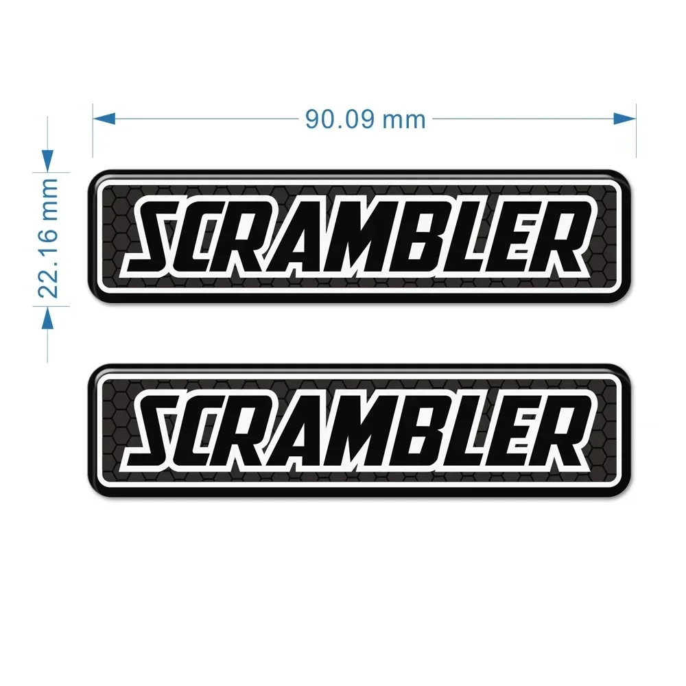 Scrambler For DUCATI Scrambler Motorcycle Accessories 3D Tank Pad Stickers Decals Protector Fairing 2017 2018 2019 2020