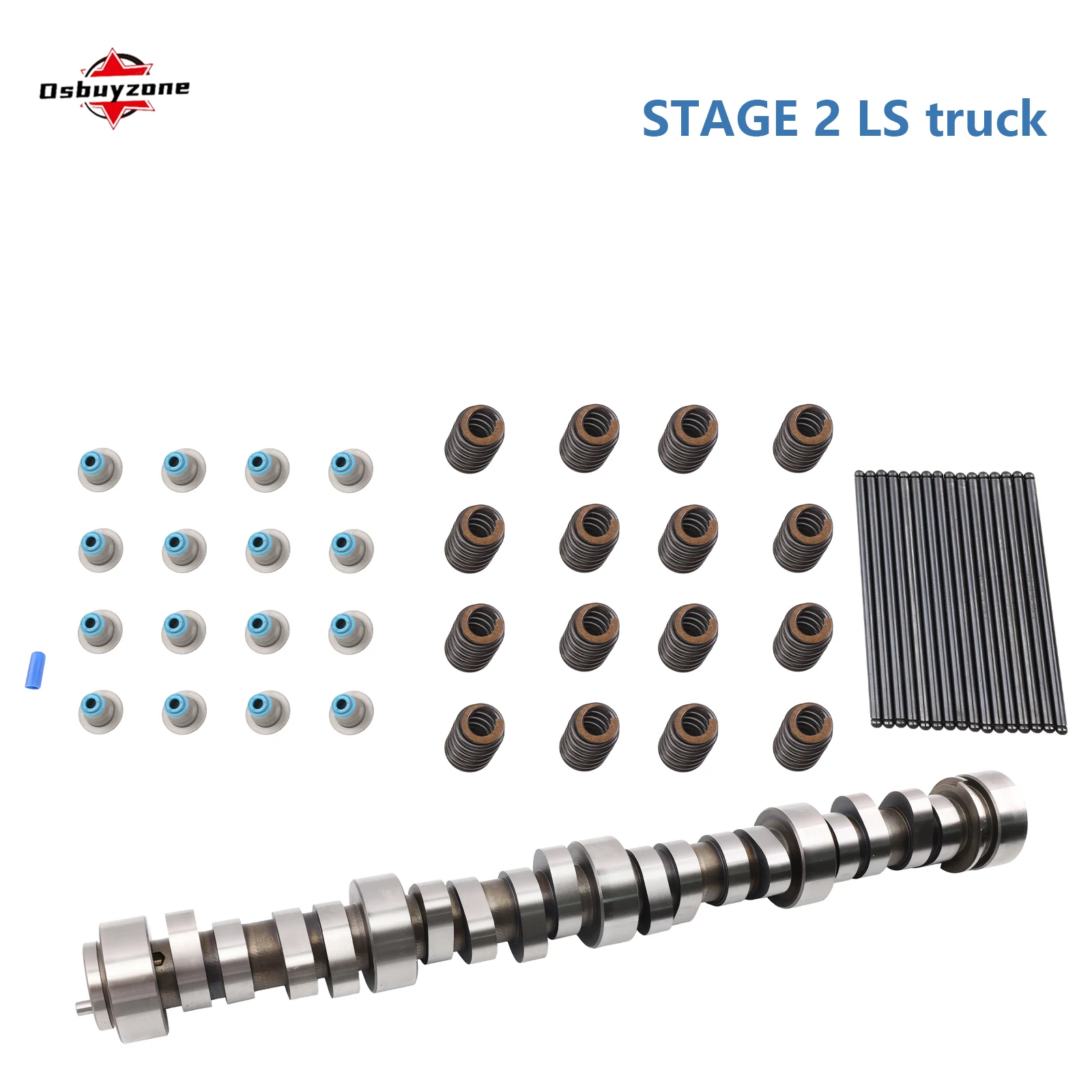 2 FOR LS Truck Cam Kit for 1999-2013 Silverado Sierra 4.8 5.3 6.0 6.2 LS1 LS2 LS6 Racing Camshaft .560 LS6 Beehive Springs