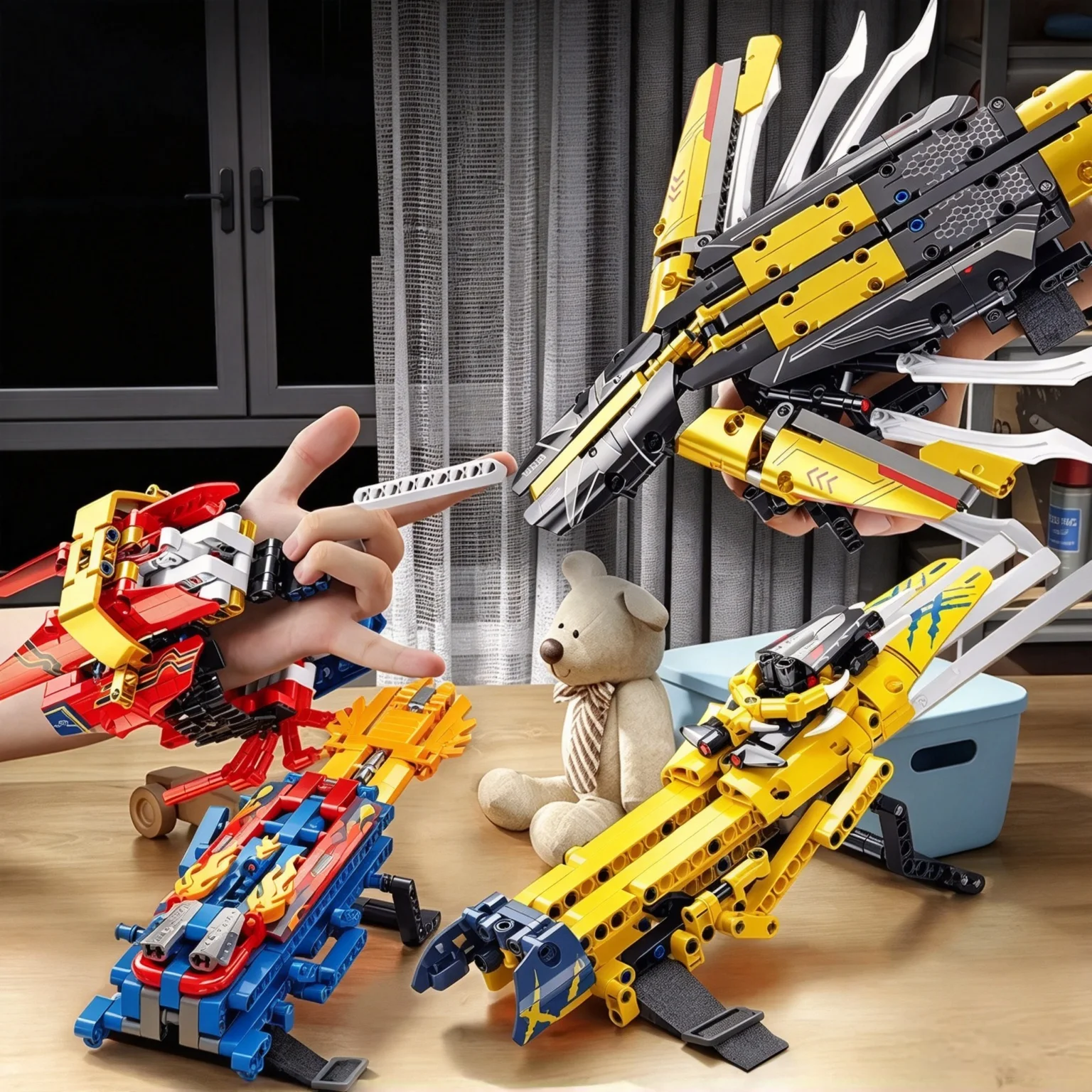 Marvel Legends Spider Man Web Launch Gloves Building Blocks X-Men Origins Wolverine Toys Superhero Model Toys For Children Gifts