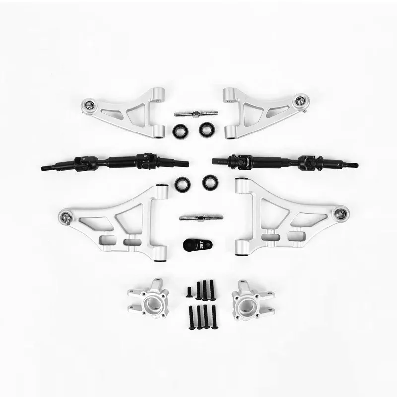 

For KM Tank300 F150 1/8 RC Crawler Upgrade Parts TH01477 Extended Metal Suspension Arm TH01478 Metal Rear Axle