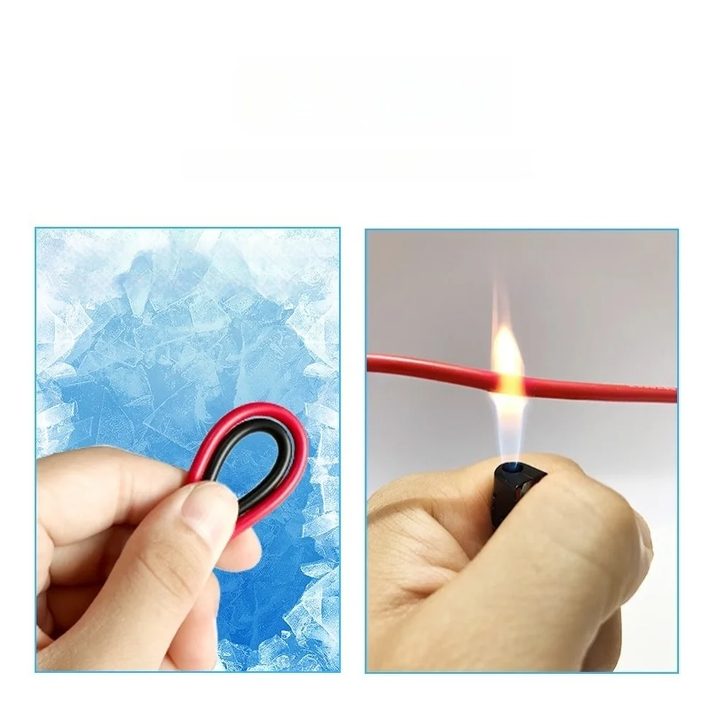 1.2m Multimeter Test with Fine Steel Needle Tip 98 Core Tinned Copper Wire Silicone Jacket for Reliable Measurements