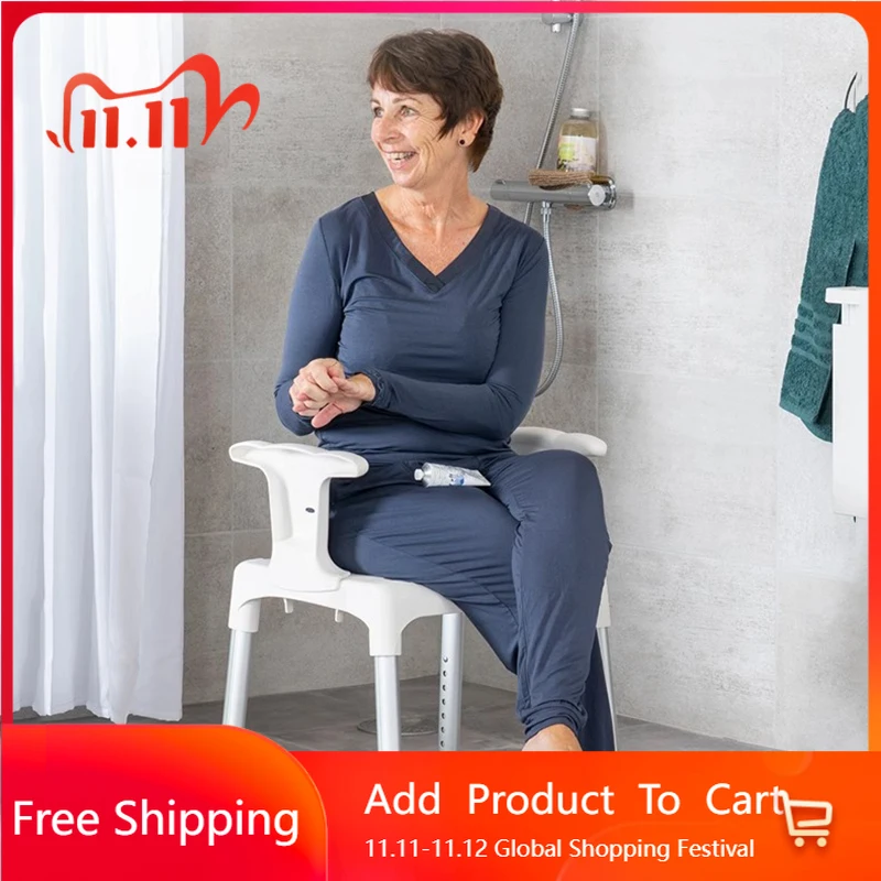 

Minder Medical Bathroom Chair Elderly Toilet Squatty Potty Vanity Stool Disabled Designer Nordic Taburete Plegable Furniture
