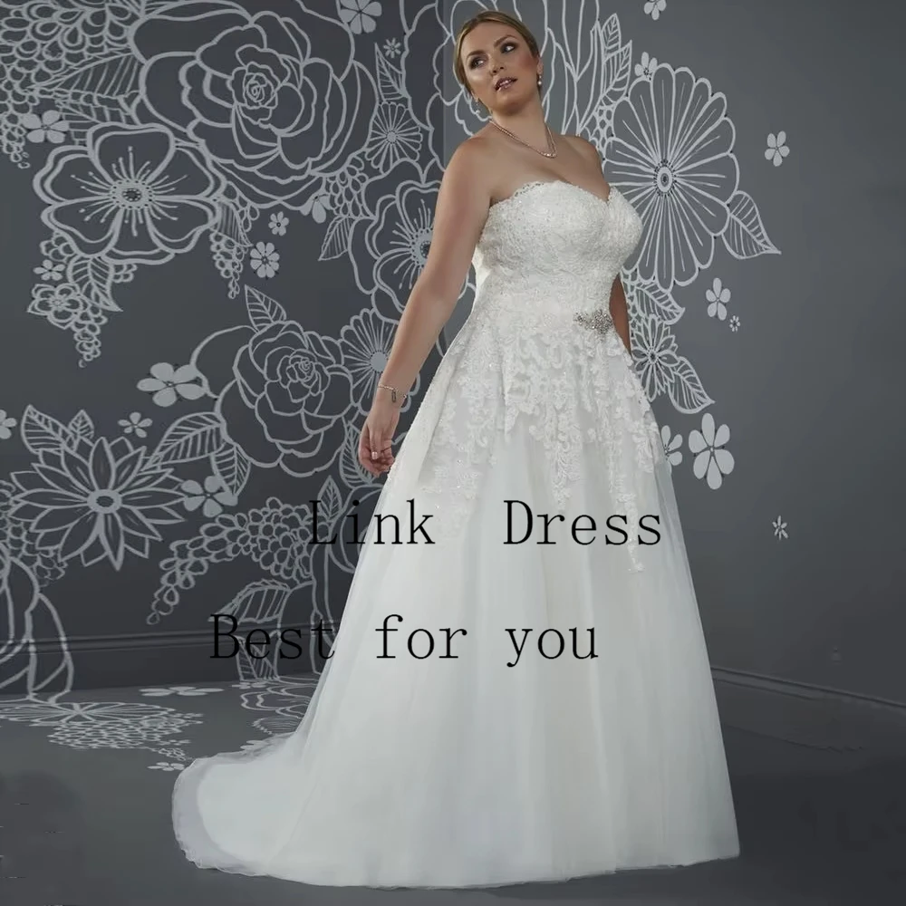 Plus Size Strapless Wedding Dresses for Ladies Chiffon Bridal Gowns Exquisite Sleeveless Vestidos De Novia New 2026 Summer