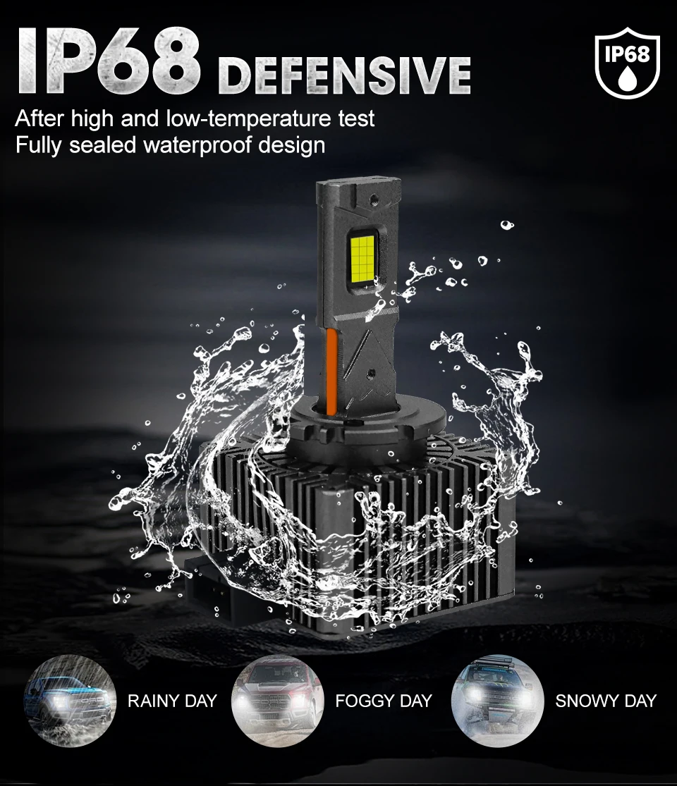 

Мощная светодиодная автомобильная лампа Canbus D1S D3S D2S D4S D8S 9057 CSP HID Xenon 1000000LM Супер яркие автосветильники 6000K Светодиодные фары 12 В