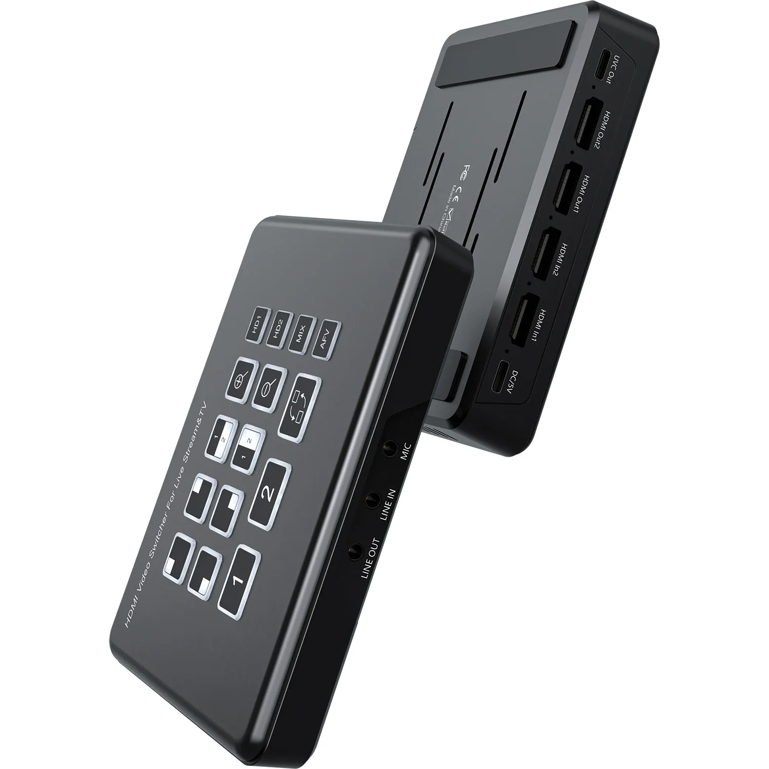 USB3.0 1080P Streaming OBS Game Camera Live Broadcast Recording 2 Channel HDMI Video Capture Card 2 IN 1 Out Live Switcher Mixer