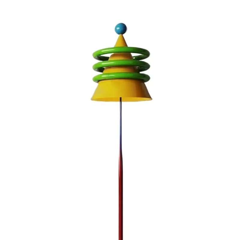 Memphis Morandi Room Floor Lamp, Cartoon Dopamine Desk Lamp Vertical Advanced Modern