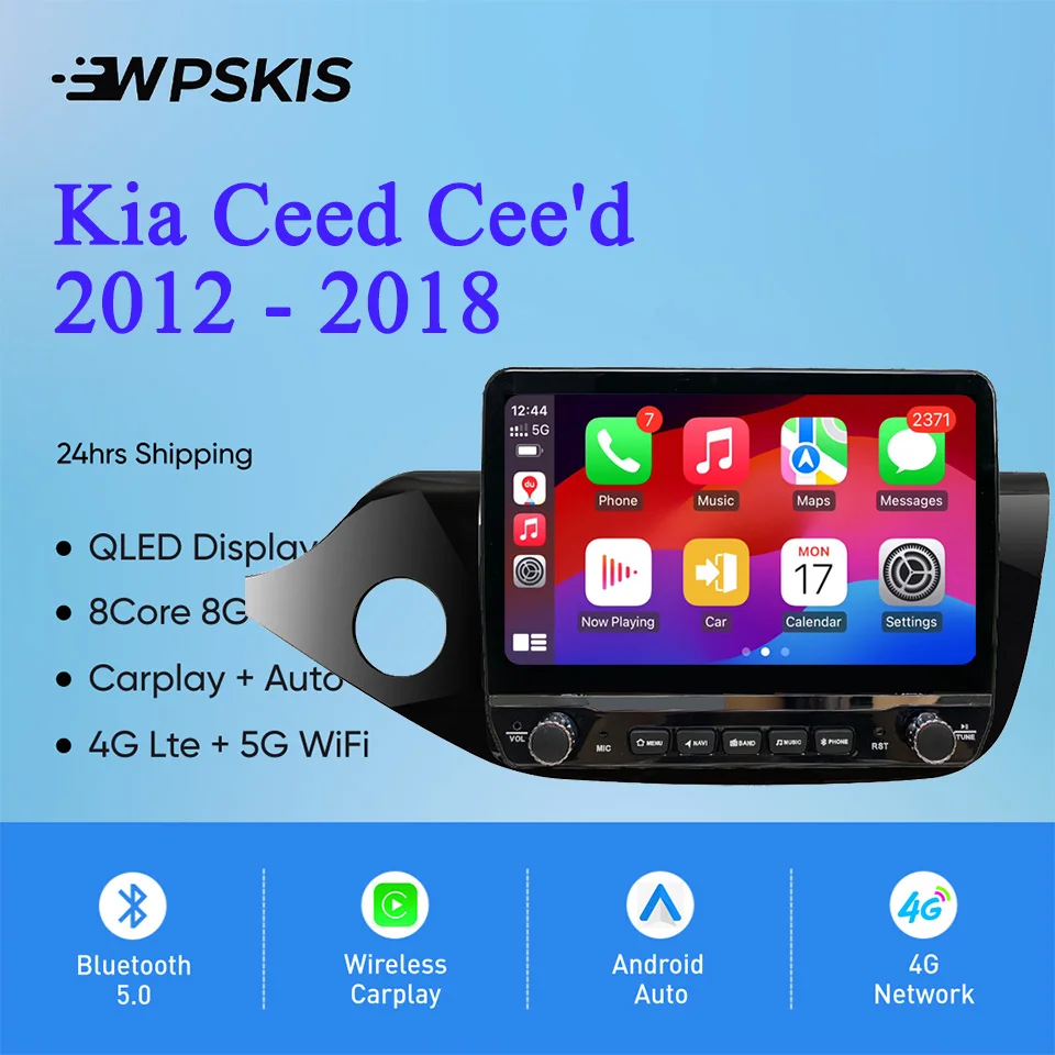 

Автомобильный радиоприемник Android 14 128G для Kia Ceed Cee'd 2012-2018 авторадио AM FM видео музыкальный плеер головное устройство магнитофон GPS Navi RDS