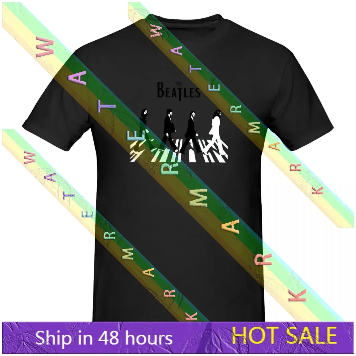 The Beatle Walking Road Merch Crew 1 100% Cotton T-shirt Unisex Fashion T Shirts Men O-Neck Short Sleeve S-3XL