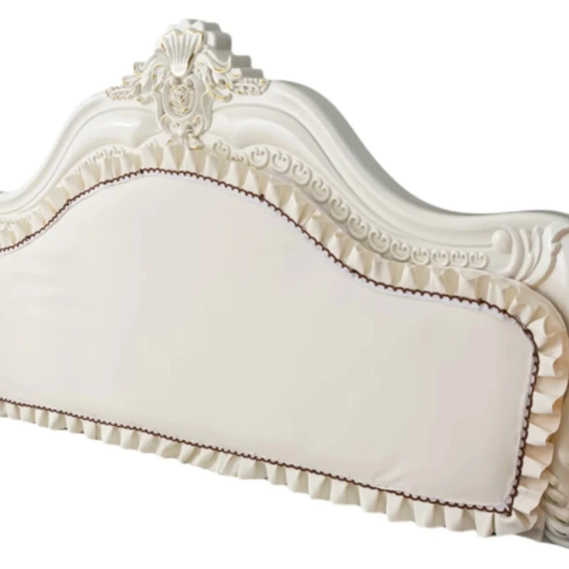 

A9L bedside cover, European-style anti-cat scratch half-pack curved irregular solid color simple soft bag dust-proof