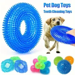 1pc, pet squeaking dog toy nail ring, anti bite grip device, dog donut sound nail ring, dedicated bite resistant rubber ring toy