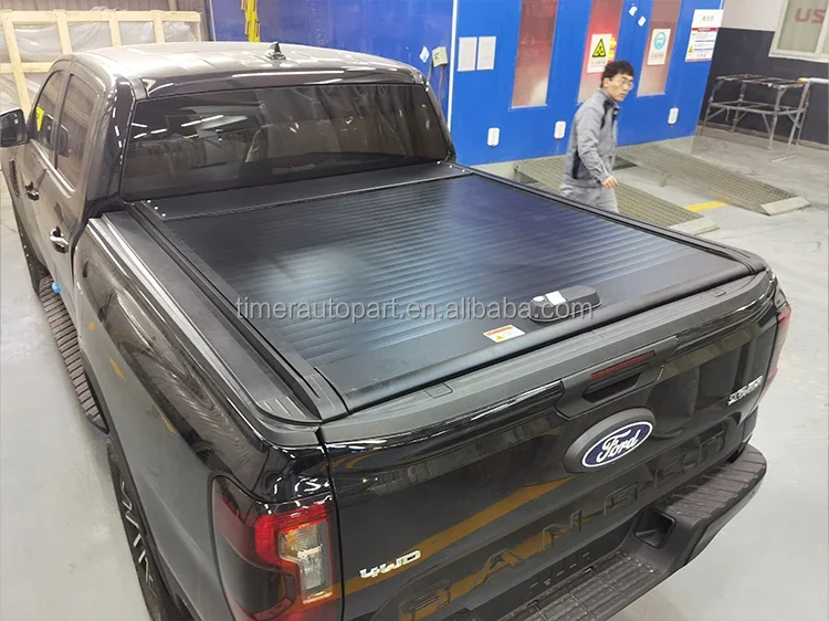 Pickup Truck Bed Covers Aluminum Accessories Retractable Roller Lid Manual Tonneau Cover For Chevrolet Silverado