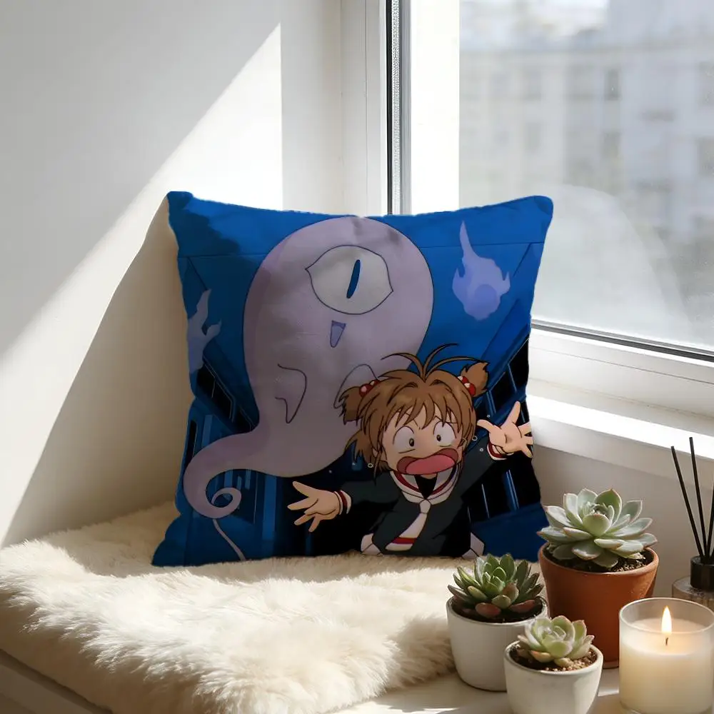 

Чехол для подушки Cardcaptor Sakura, уютная бархатная декоративная подушка, мягкая теплая подушка для дивана и кровати