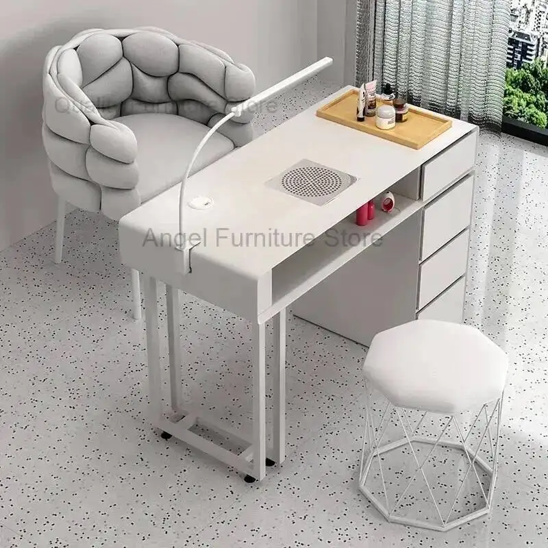 Portable Slim Nail Designer Tech Table Modern Table Manicure Nail Dust Collector Schminktisch Beauty Salon Accessories MQ50NT