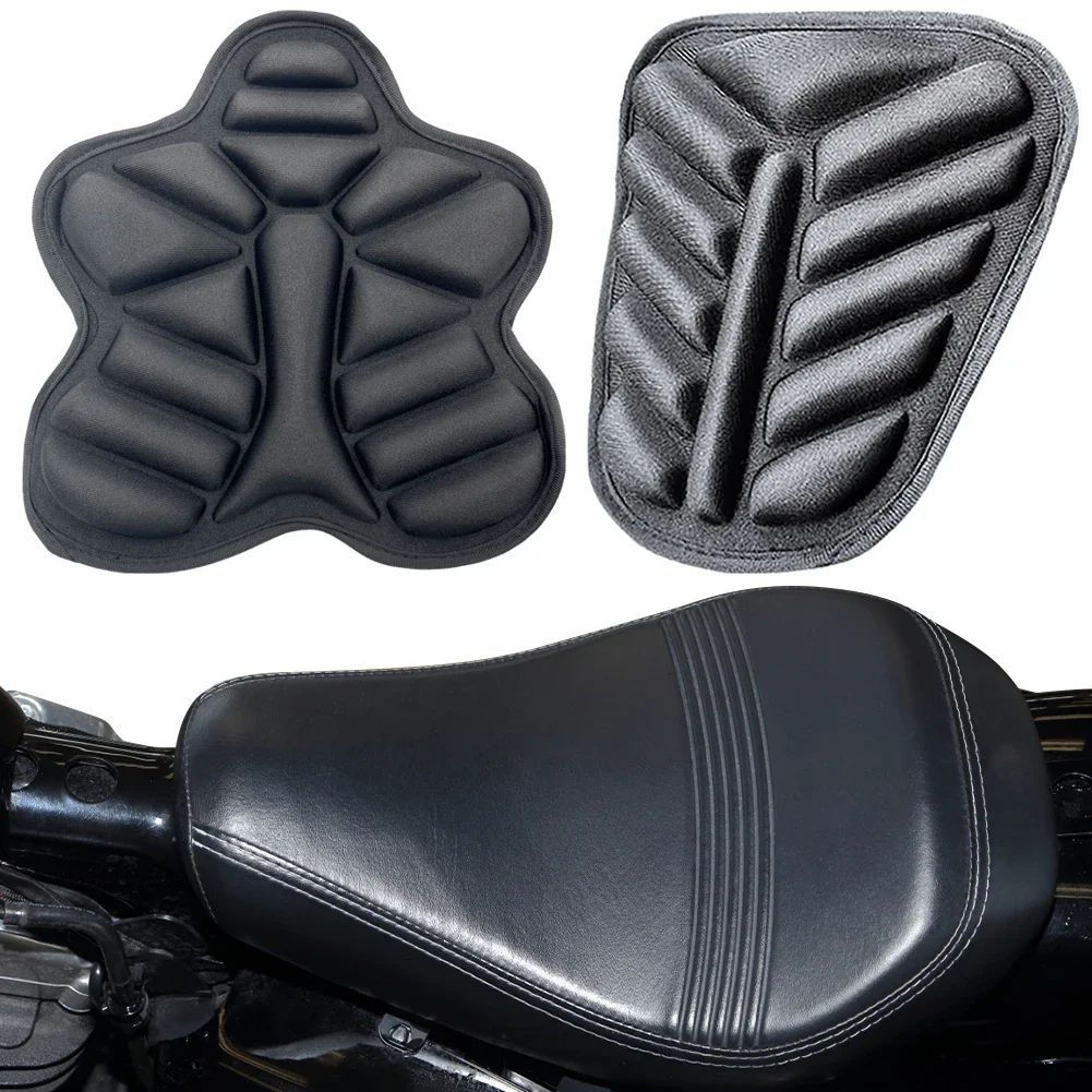 3D Passenger Motorcycles Seat Cover Cushion Foam Soft Shock Absorbing Seat Cushion Universal Motorbike Bike Seat Pillow Pad Foam