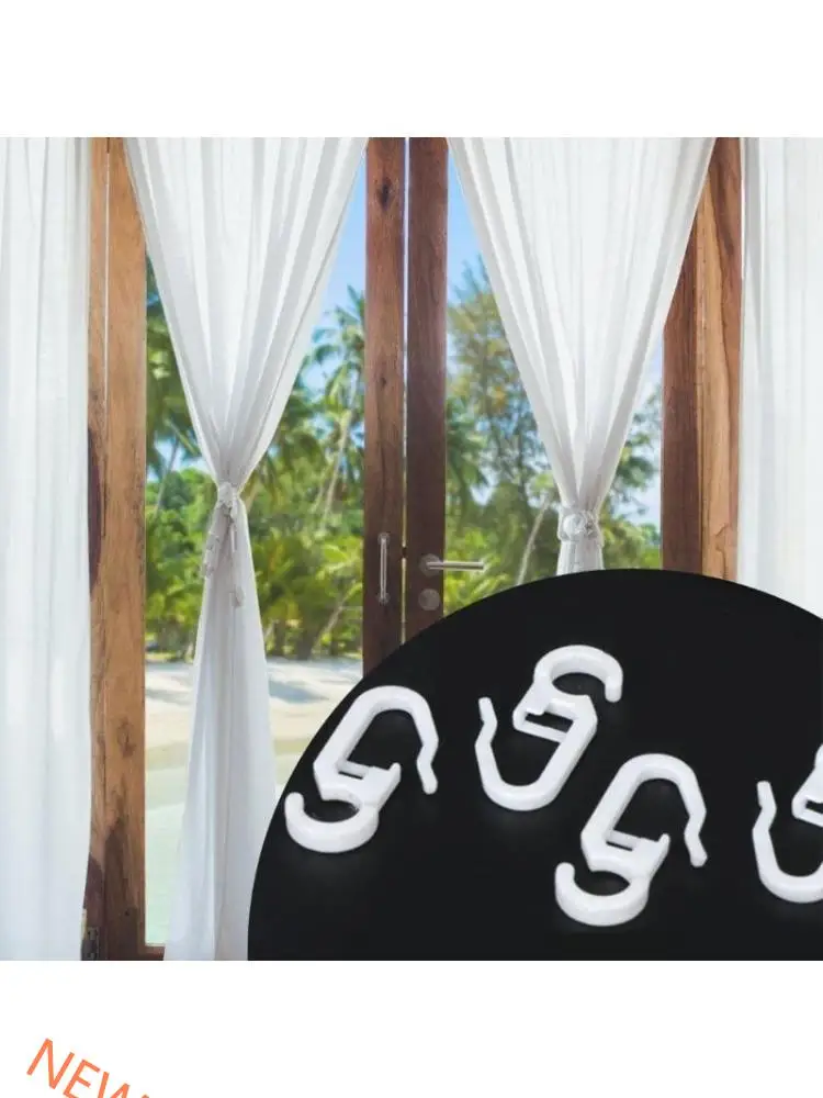  60pcs Curtain Glidees Hooks Providing Reliabled Support And Easy Maintenances