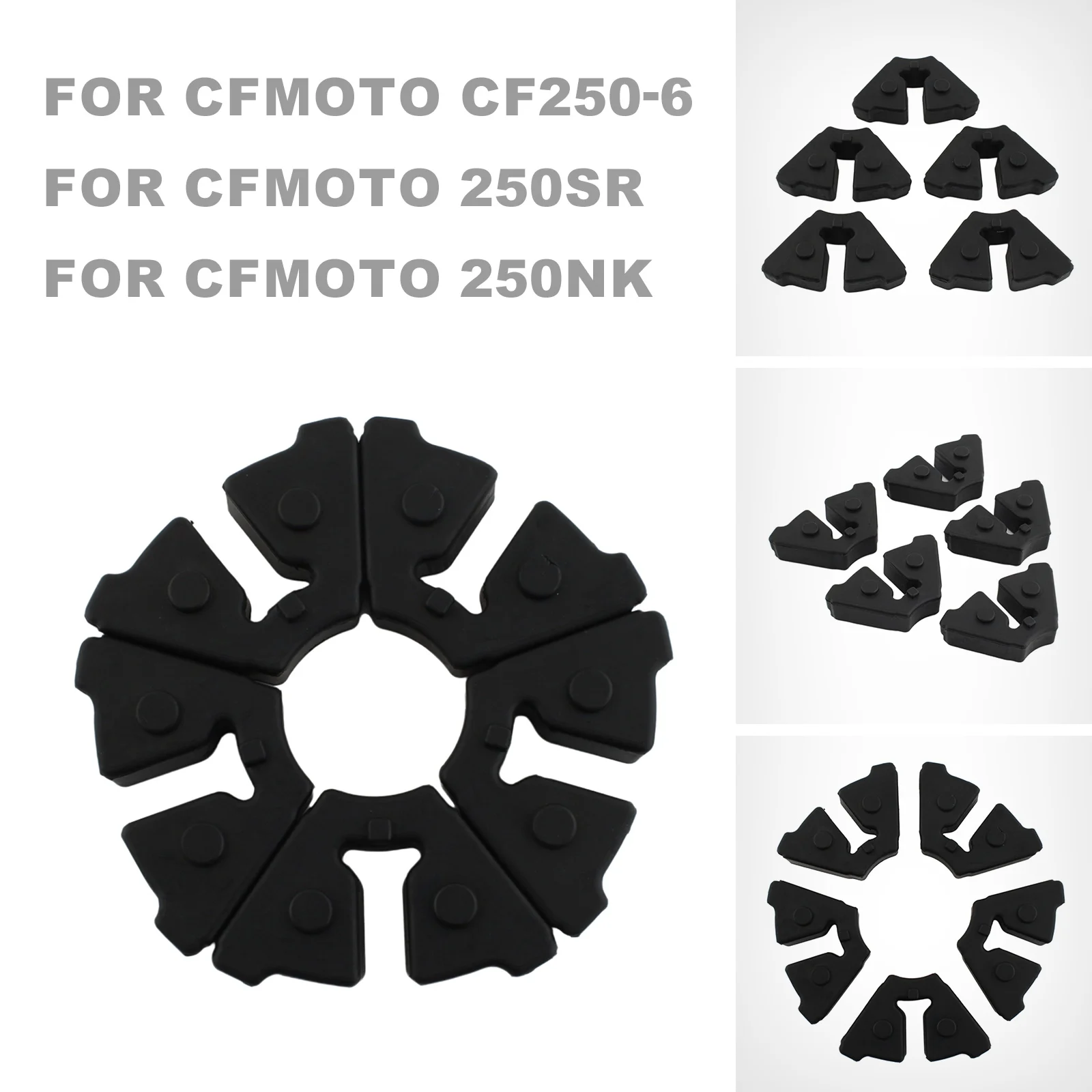 For CFMOTO CF250-6  250SR 250NK Motorcycle Rear Wheel Hub Damper Rubber Block