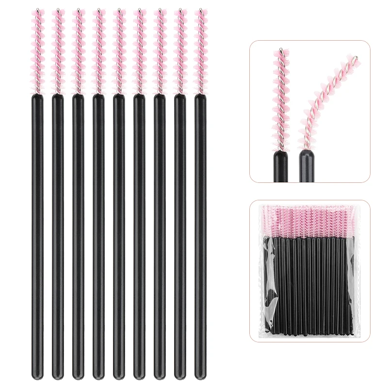 50 stücke Einweg Make-Up Pinsel Wimpern Microbrush Mascara Wands Kosmetik Applikator Augenbraue Micro Pinsel Lash Verlängerung Liefert