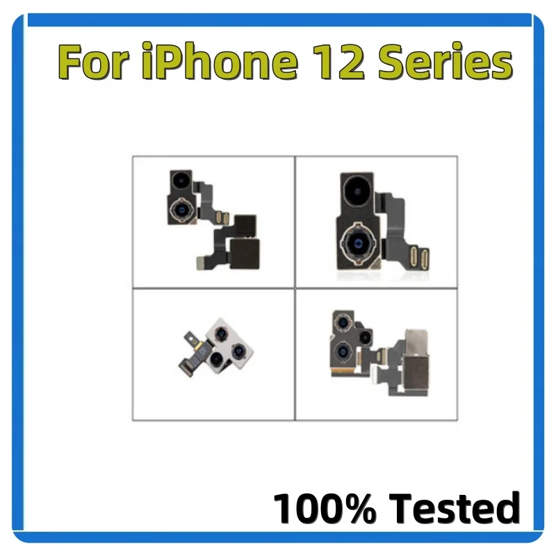 Fully Tested Back Rear Camera Main Lens Flex Cable Camera Module for iPhone 12 13 Pro Max Mini,11 Pro max, 15 14 Plus 14Pro Max