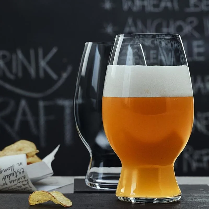 Ultra-Thin Crystal Glass Beer Mug Large Belly Bar  Beer Cup Premium Quality White Beer Glass Black Beer Tankard