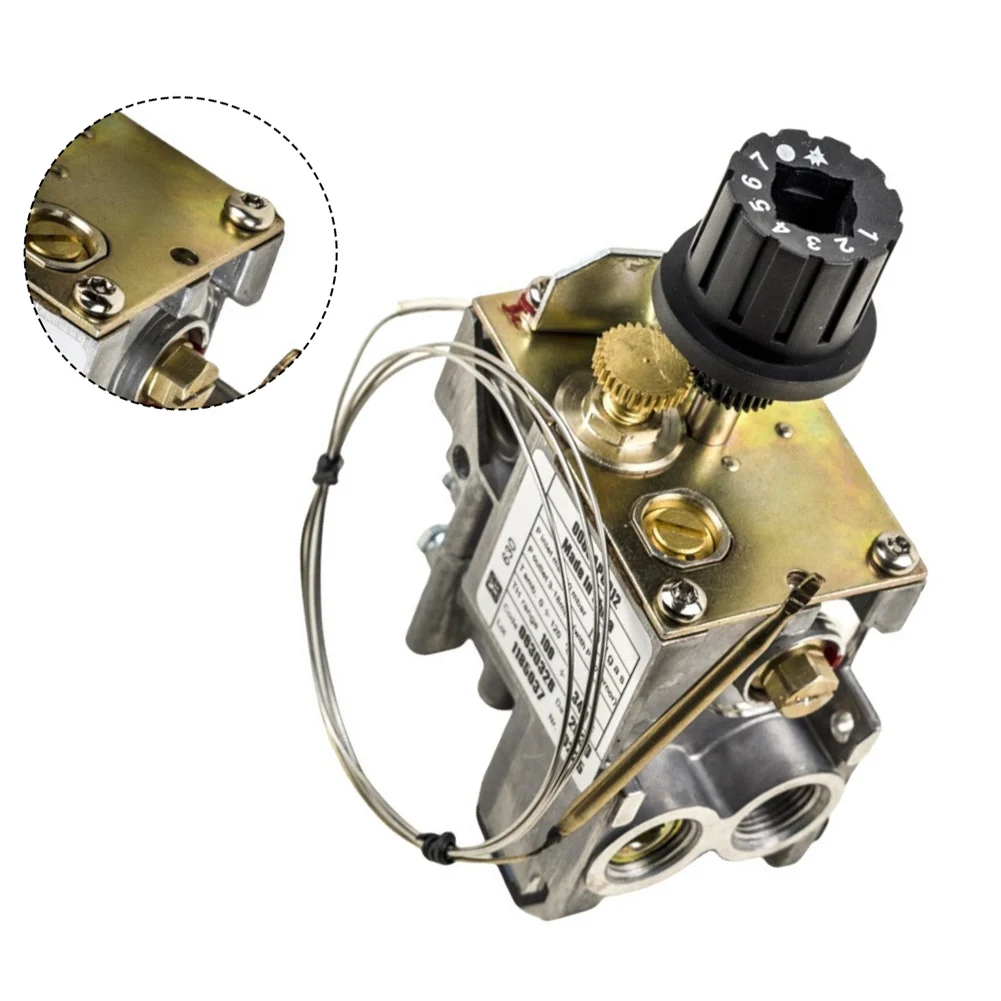 For Fireplace Maintenance Replacement Valve Compatible Gas Valve For Fireplaces 12 PSI Max Pressure Includes 1 Gas Valve