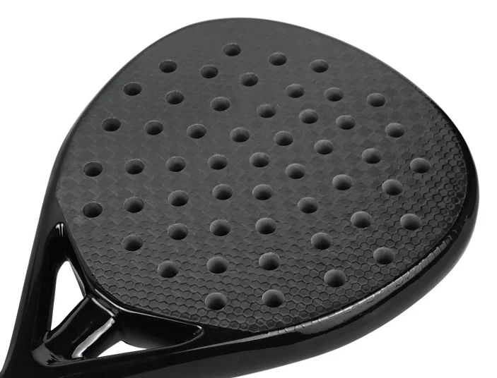 P68 Teardrop 12K 3D Finishing Carbon Fiber Padel Racket for Intermediate and Advanced Player