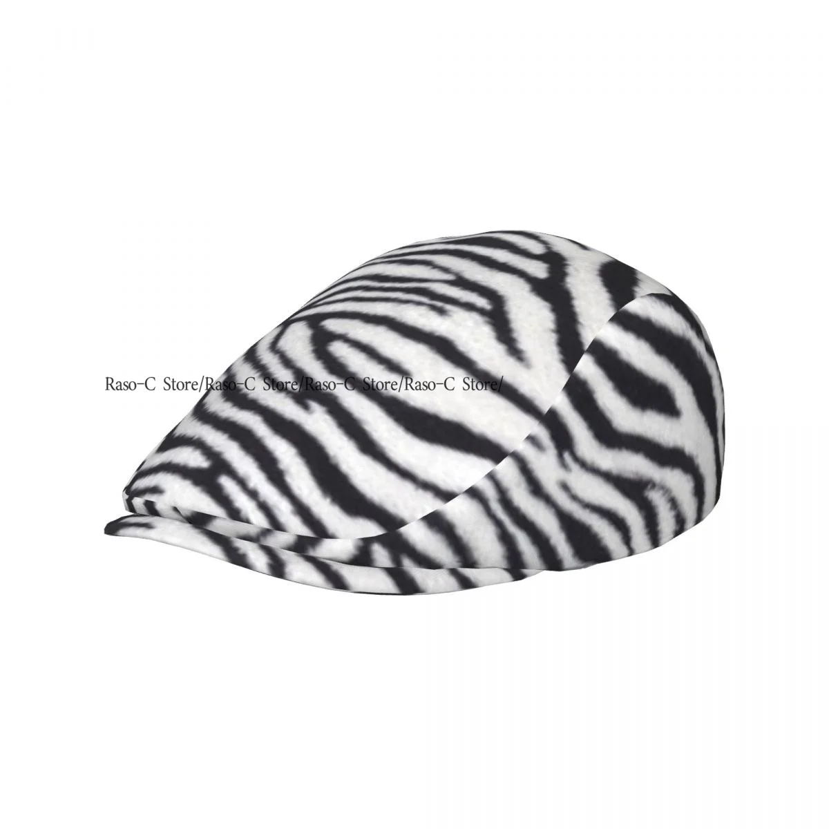 Adult Flat Cap Zebra Texture Unisex British Style Newsboy Cap Ivy Peaked Hat Casual Outdoor Driving Beret Hat
