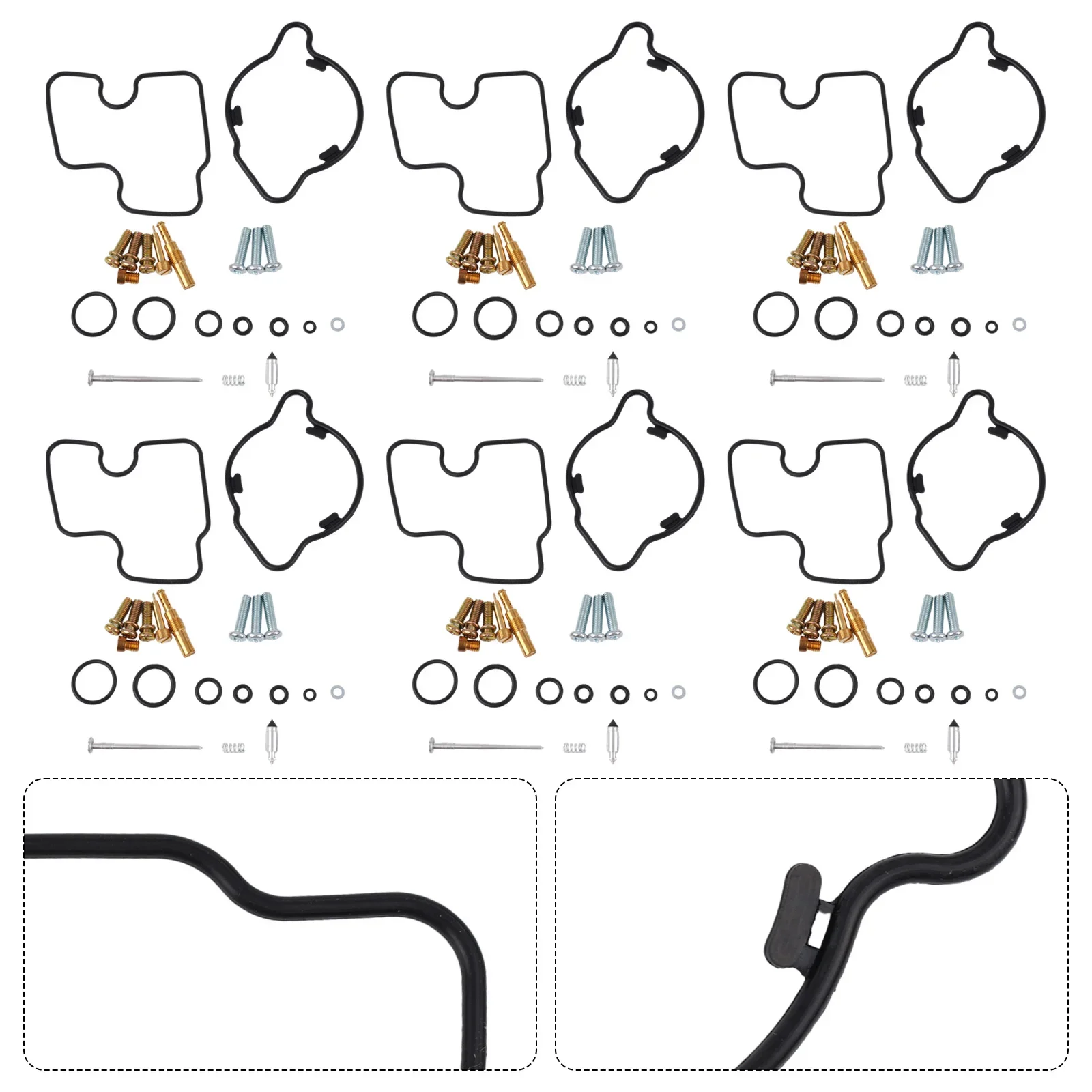 

Rubber Gaskets Car Repartment Parts Carburetor Repair Kit Car Repartment Parts Carburetor Repair Kit Metal & Rubber