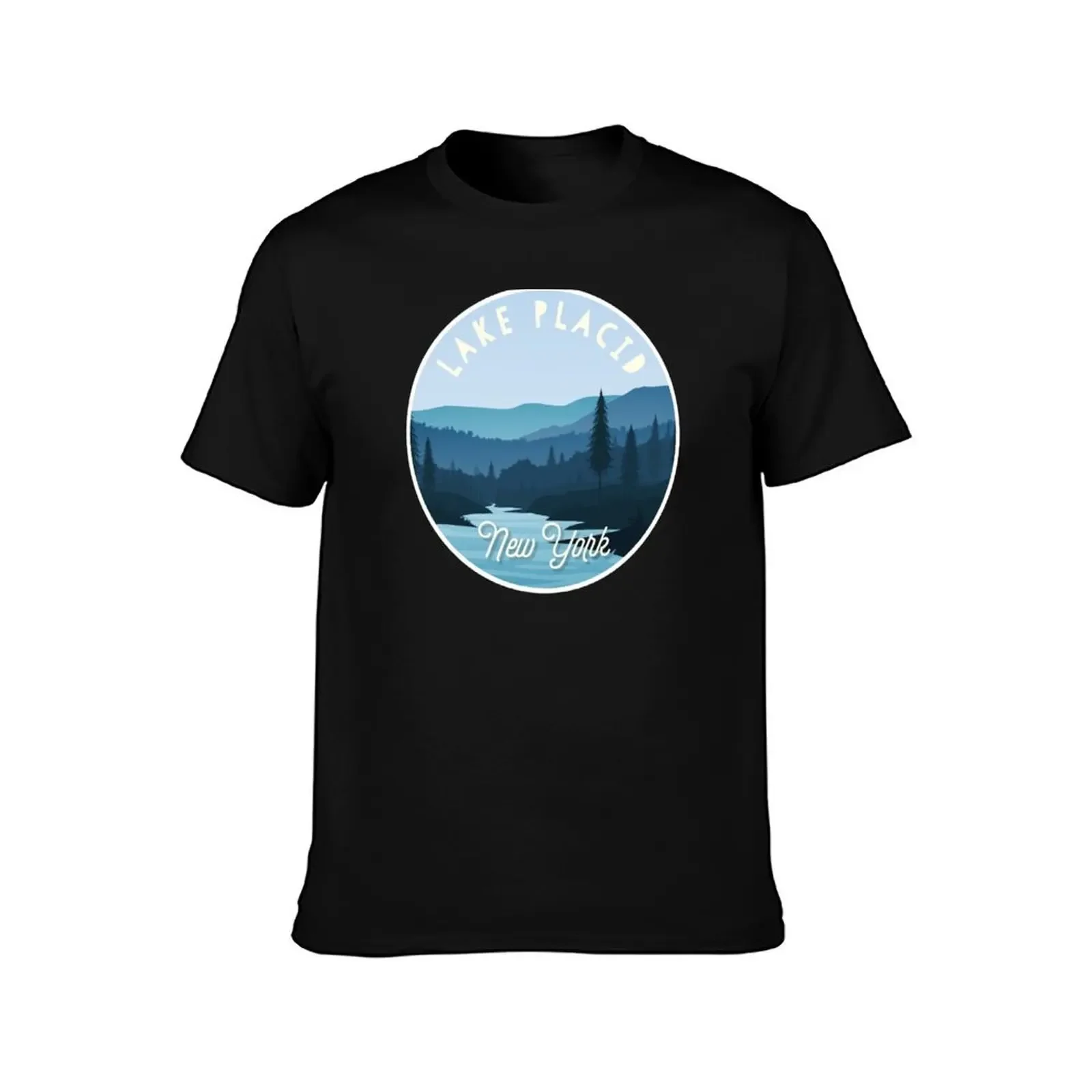 Lake Placid, New York T-Shirt plus size clothes designer shirts hippie clothes vintage anime shirt mens white t shirts