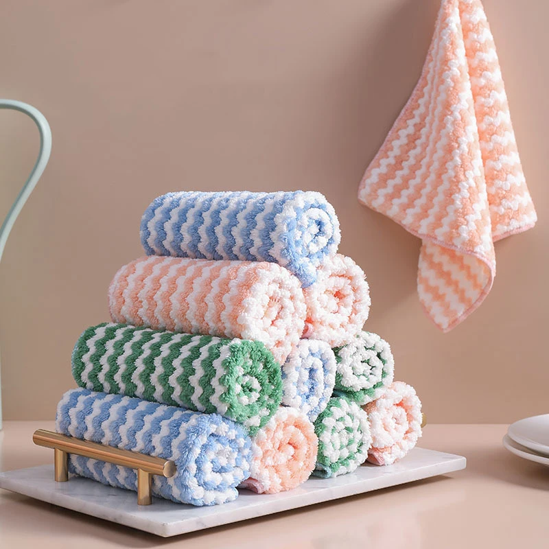 

Microfiber Cleaning Cloth Micro fiber Towel For Kitchen Water-absorbing Dishcloth for Cleaning Household Washcloth for Dishes